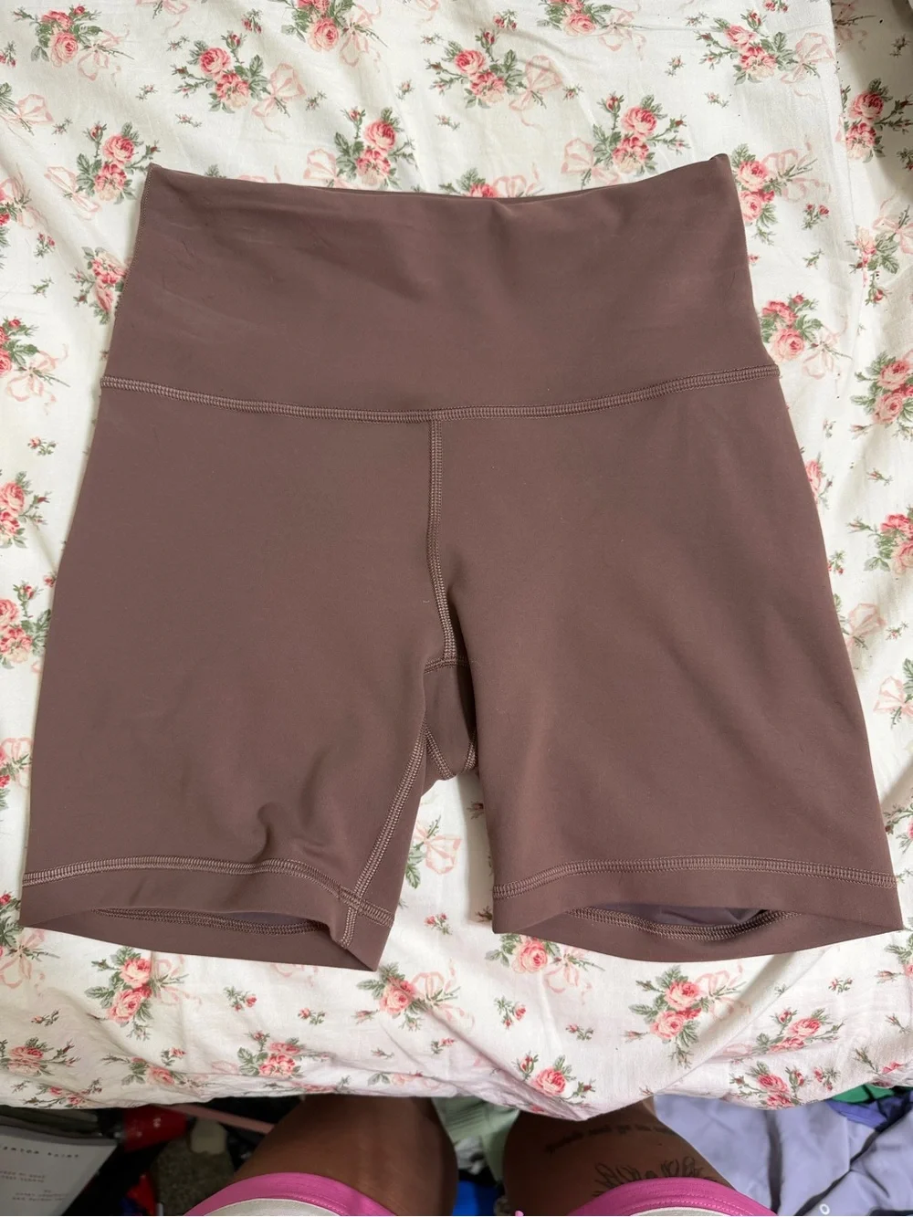 lululemon athletica wunder train high waist short light mauve